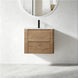 BROOKLYN 600MM Wall Hung Curved Edge Plywood Vanity-Light Oak - NZHomeware