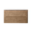 BROOKLYN 900MM Wall Hung Curved Edge Plywood Vanity-Light Oak