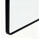 1200x800x20mm Black Aluminum Framed Rectangle Bathroom Wall Mirror - NZHomeware