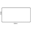 1200x800x20mm Black Aluminum Framed Rectangle Bathroom Wall Mirror - NZHomeware