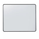 900x750x20mm Black Aluminum Framed Rectangle Bathroom Wall Mirror - NZHomeware