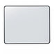 900x750x20mm Black Aluminum Framed Rectangle Bathroom Wall Mirror - NZHomeware