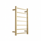 750Hx500Wx120D Gold Electric Heated Towel Rack 7 Bars - NZHomeware