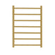 750Hx500Wx120D Gold Electric Heated Towel Rack 7 Bars - NZHomeware