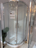 1000*1000mm*1900mm 2 - Panel Sliding Door Round Shower Box - NZHomeware