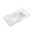 DNF 600X460X830MM PLYWOOD FLOOR STANDING VANITY - LIGHT OAK WITH CERAMIC TOP - NZHomeware