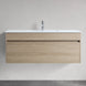 DNW 1200X460X480MM Plywood Wall Hung Vanity - Light Oak With Single Ceramic Top - NZHomeware