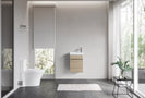 DNW 400X220X530MM Plywood Wall Hung Vanity - Light Oak With Ceramic Top - NZHomeware