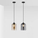 Double Glazed Amber Glass Pendant - NZHomeware