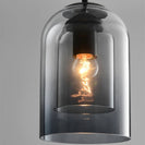 Double Glazed Smoky Glass Pendant - NZHomeware