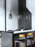 Double Glazed Smoky Glass Pendant - NZHomeware