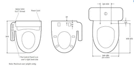 Englefield Electronic Bidet Seat - NZHomeware