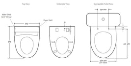 Englefield Electronic Bidet Seat Plus - NZHomeware