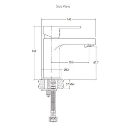 Englefield Studio Basin Mixer - NZHomeware