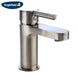 Englefield Studio Pin Basin Mixer Brushed Nickel - NZHomeware