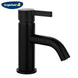 Englefield Studio Pin Gooseneck Basin Mixer Matte Black - NZHomeware