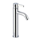 Englefield Studio Pin Gooseneck Basin Tall Mixer Polished chrome - NZHomeware