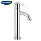 Englefield Studio Pin Gooseneck Basin Tall Mixer Polished chrome - NZHomeware