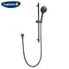 Englefield Studio Pin Matte Black Slide Shower with Single Function Hand Shower - NZHomeware
