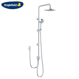 Englefield Studio Polished Chrome Dual Rain Shower - NZHomeware