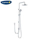 Englefield Studio Polished Chrome Dual Rain Shower - NZHomeware