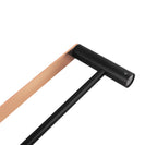 Esperia Black & Rose Gold Double Towel Rail 600mm Stainless Steel 304 Wall Mounted - NZHomeware