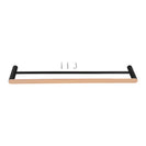 Esperia Black & Rose Gold Double Towel Rail 600mm Stainless Steel 304 Wall Mounted - NZHomeware
