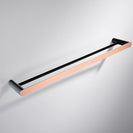 Esperia Black & Rose Gold Double Towel Rail 600mm Stainless Steel 304 Wall Mounted - NZHomeware