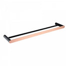 Esperia Black & Rose Gold Double Towel Rail 600mm Stainless Steel 304 Wall Mounted - NZHomeware