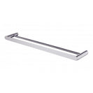 Esperia Brushed Nickel Double Towel Rail 600mm Stainless Steel 304 Wall Mounted - NZHomeware