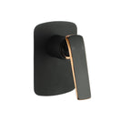 Esperia Matt Black & Rose Gold Shower/Bath Wall Mixer Solid Brass Wall Mounted - NZHomeware