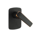 Esperia Matt Black & Rose Gold Shower/Bath Wall Mixer Solid Brass Wall Mounted - NZHomeware