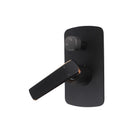 Esperia Matt Black & Rose Gold Solid Brass Wall Mounted Mixer with Diverter for shower and bathtub - NZHomeware