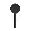 Euro 65mm Matt Black Solid Brass Wall Mixer for Bathtub and Basin - NZHomeware