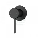 Euro 65mm Matt Black Solid Brass Wall Mixer for Bathtub and Basin - NZHomeware