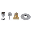 Euro 65mm Round Chrome Bathtub/Basin Mixer with Bath Spout Wall Mounted - NZHomeware