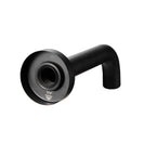 Euro 65mm Round Matt Black Bathtub/Basin Mixer Wall Mounted with Bath Spout Wall Mounted - NZHomeware