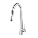Euro Brushed Nickel Solid Brass Round Mixer Tap with Smart Touch and 360 Swivel and Pull Out for kitchen - NZHomeware