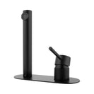 Euro Matt Black Round Bathtub/Basin Wall Mixer With Spout Color Up Extend - NZHomeware