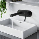 Euro Matt Black Round Bathtub/Basin Wall Mixer With Spout Color Up Extend - NZHomeware