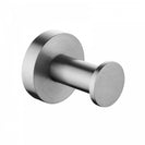 Euro Pin Lever Round Brushed Nickel Stainless Steel Robe Hook Wall Mounted - NZHomeware