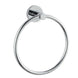 Euro Pin Lever Round Chrome Hand Towel Ring - NZHomeware