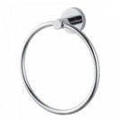 Euro Pin Lever Round Chrome Hand Towel Ring - NZHomeware