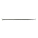 Euro Pin Lever Round Chrome Single Towel Rack Rail 800mm - NZHomeware