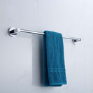 Euro Pin Lever Round Chrome Single Towel Rack Rail 800mm - NZHomeware