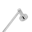 Euro Pin Lever Round Chrome Single Towel Rack Rail 800mm - NZHomeware