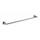 Euro Pin Lever Round Gunmetal Grey Single Towel Rack Rail 780mm - NZHomeware