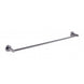 Euro Pin Lever Round Gunmetal Grey Single Towel Rack Rail 780mm - NZHomeware