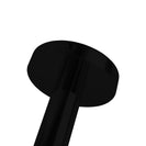 Euro Pin Lever Stainless Steel Round Matt Black Toilet Paper Roll Holder Wall Mounted - NZHomeware
