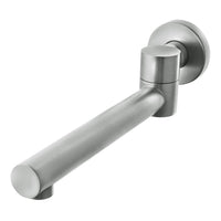 Euro Round Brushed Nickel Bathtub/Basin Swivel Wall Spouts Tapware Bathtub Faucet - NZHomeware